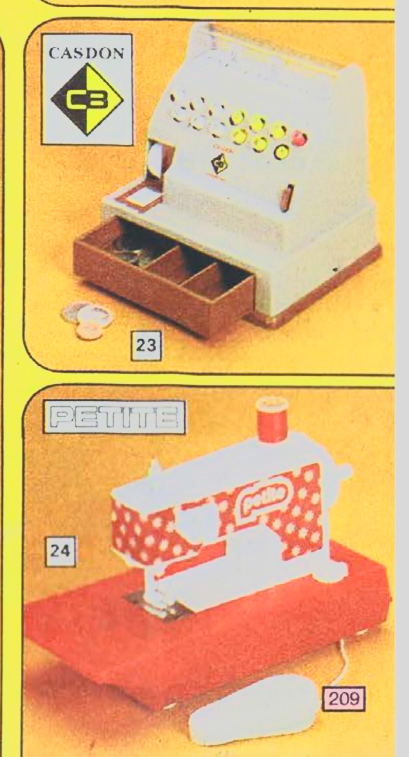 Cash Register and Sewing Machine