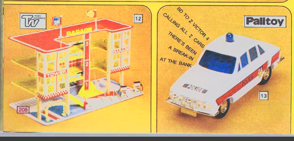 Garage and Police Car